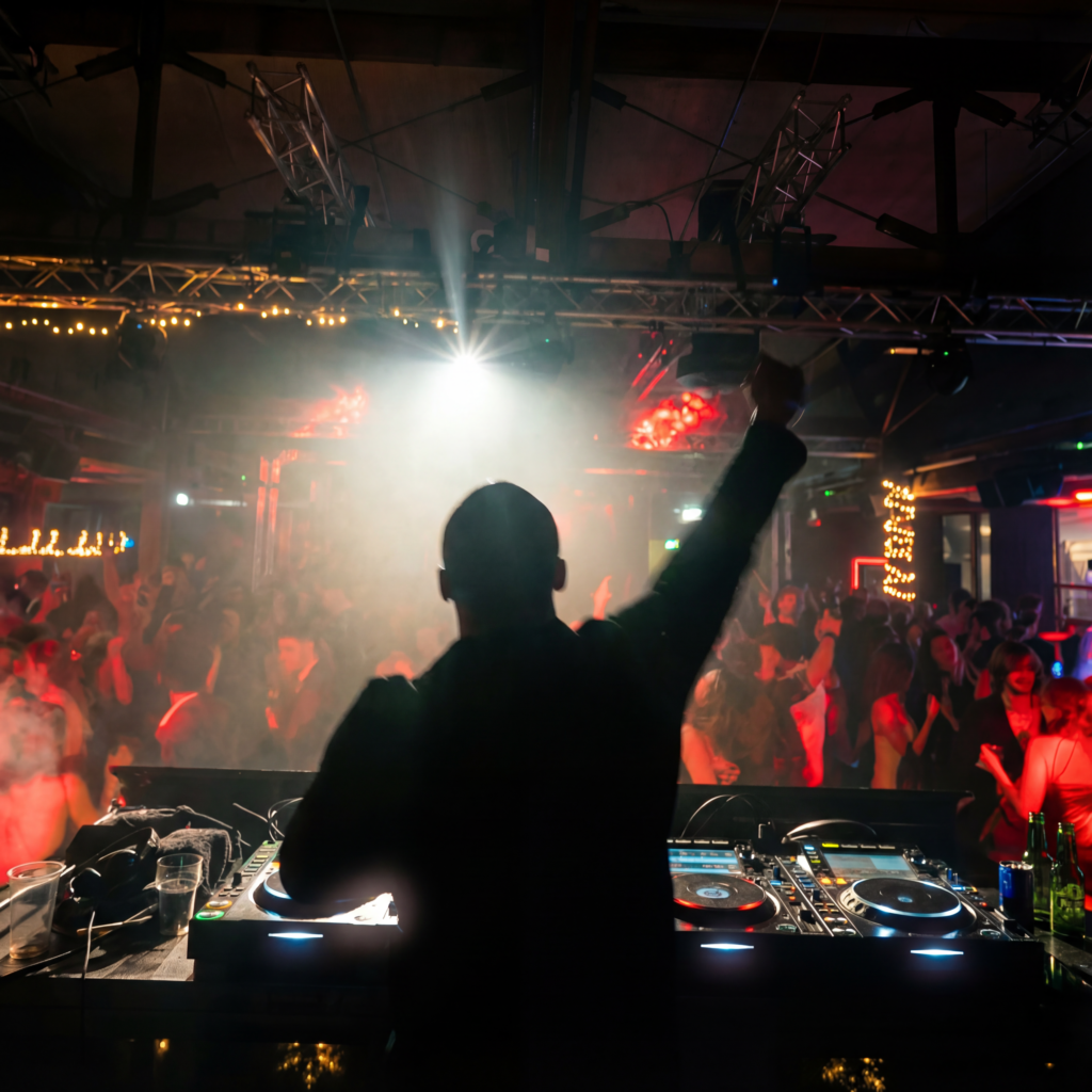 JFFRSN performing at a Back2Back Agency event.